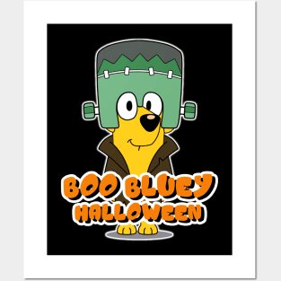 Boo Bluey Halloween Posters and Art